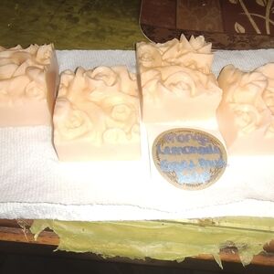Handcrafted Peach Soap Bars